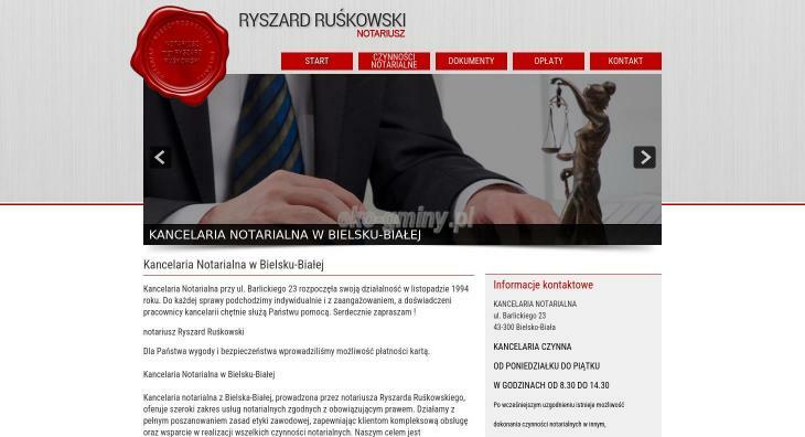 Notariusz mgr Ryszard Ruśkowski