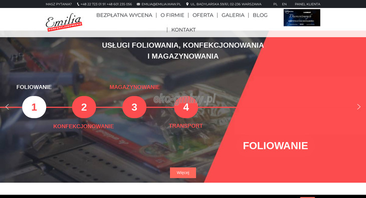 EMILIA SPÓŁKA Z OGRANICZONĄ ODPOWIEDZIALNOŚCIĄ SPÓŁKA KOMANDYTOWA