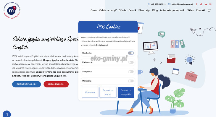 Monika Kowalska Specialize your English